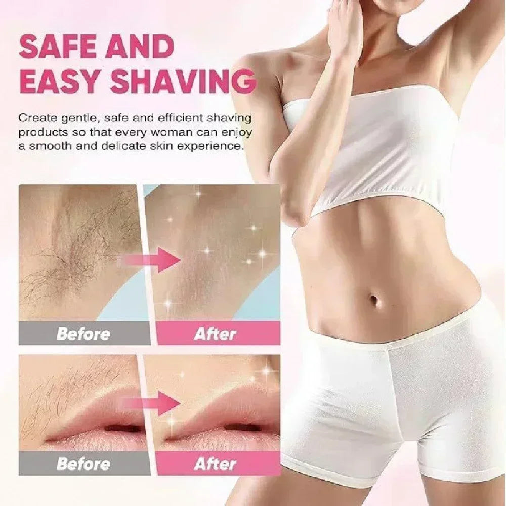 2 in 1 Painless Dual-Head Women Electric Razors Bikini Trimmer Wet and Dry Use Shaver